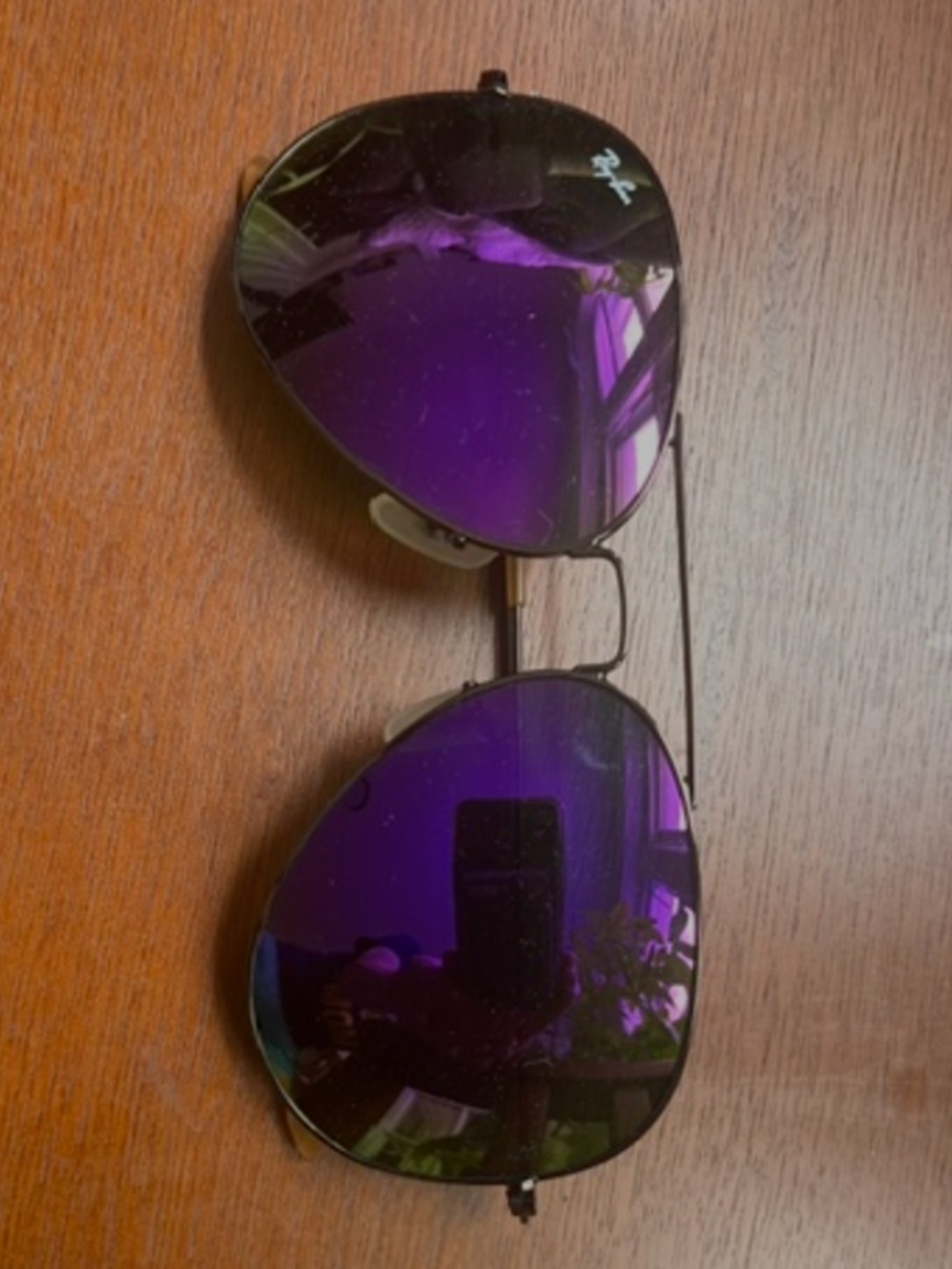 New Purple Raybans Large